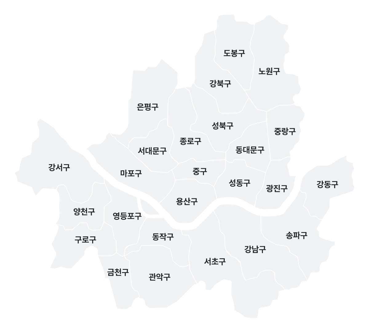 서울시 지도
